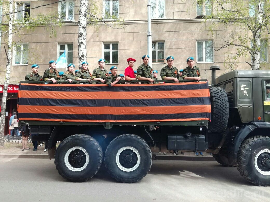 Юнармейцы стали непосредственными участниками Праздника Победы