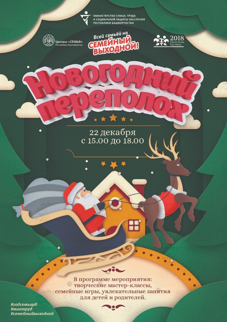 Семейный выходной «Новогодний переполох»