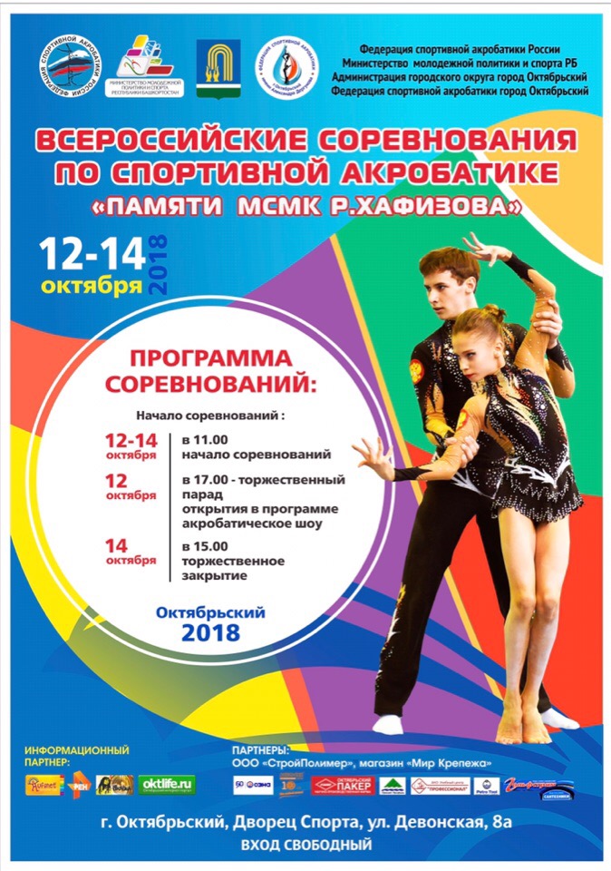 Всероссийские соревнования по спортивной акробатике памяти МСМК Рената Хафизова 